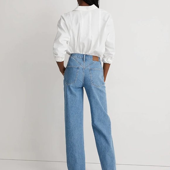 Madewell The Perfect Vintage Wide-Leg Jean in Harding Wash: Button-Fly Edition - Picture 3 of 16